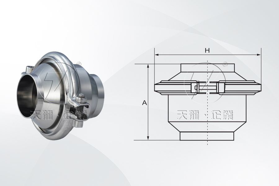 不銹鋼衛(wèi)生級(jí)焊接式止回閥